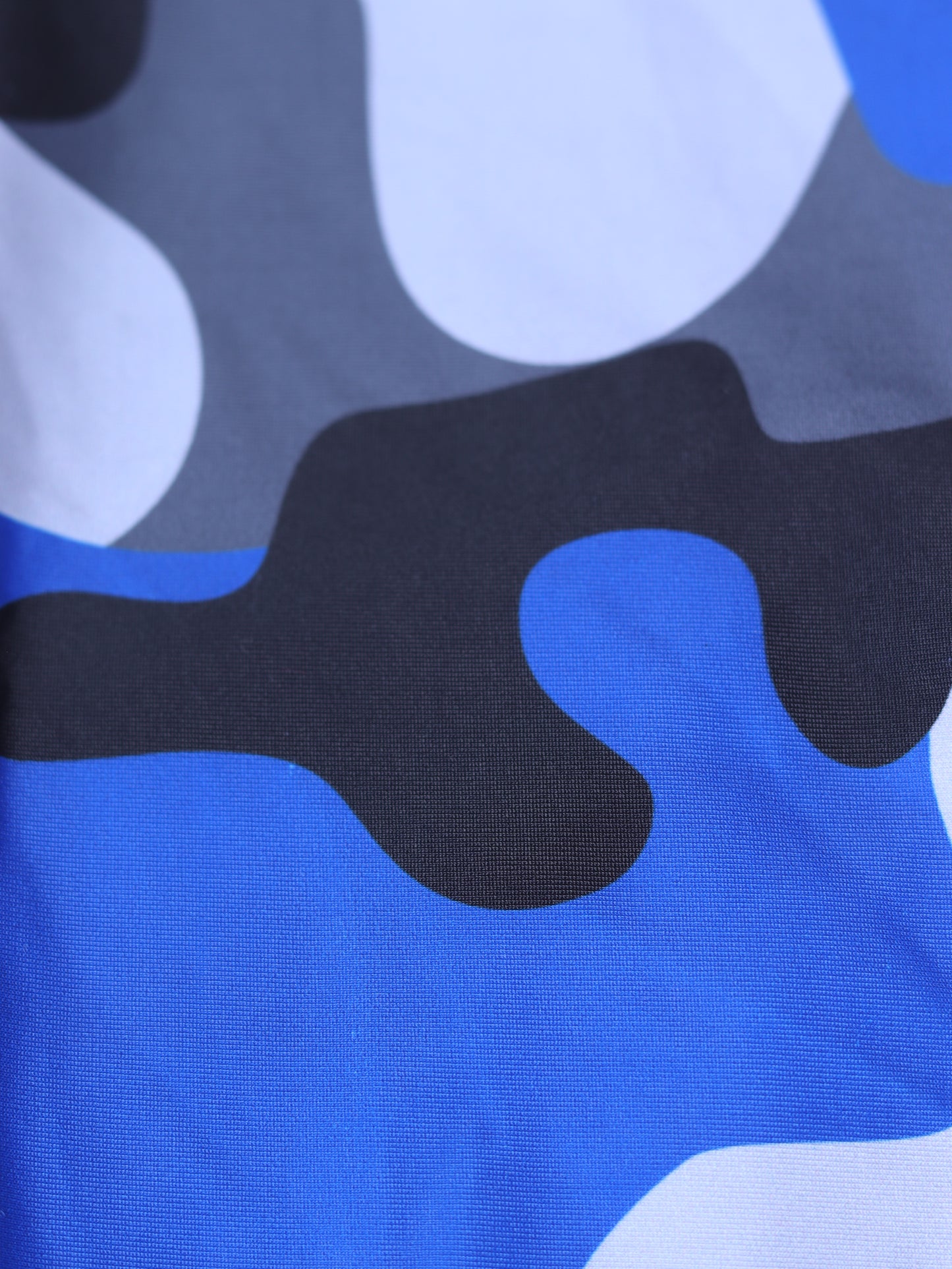 Adult Blue Camo One-Leg Compression Pants
