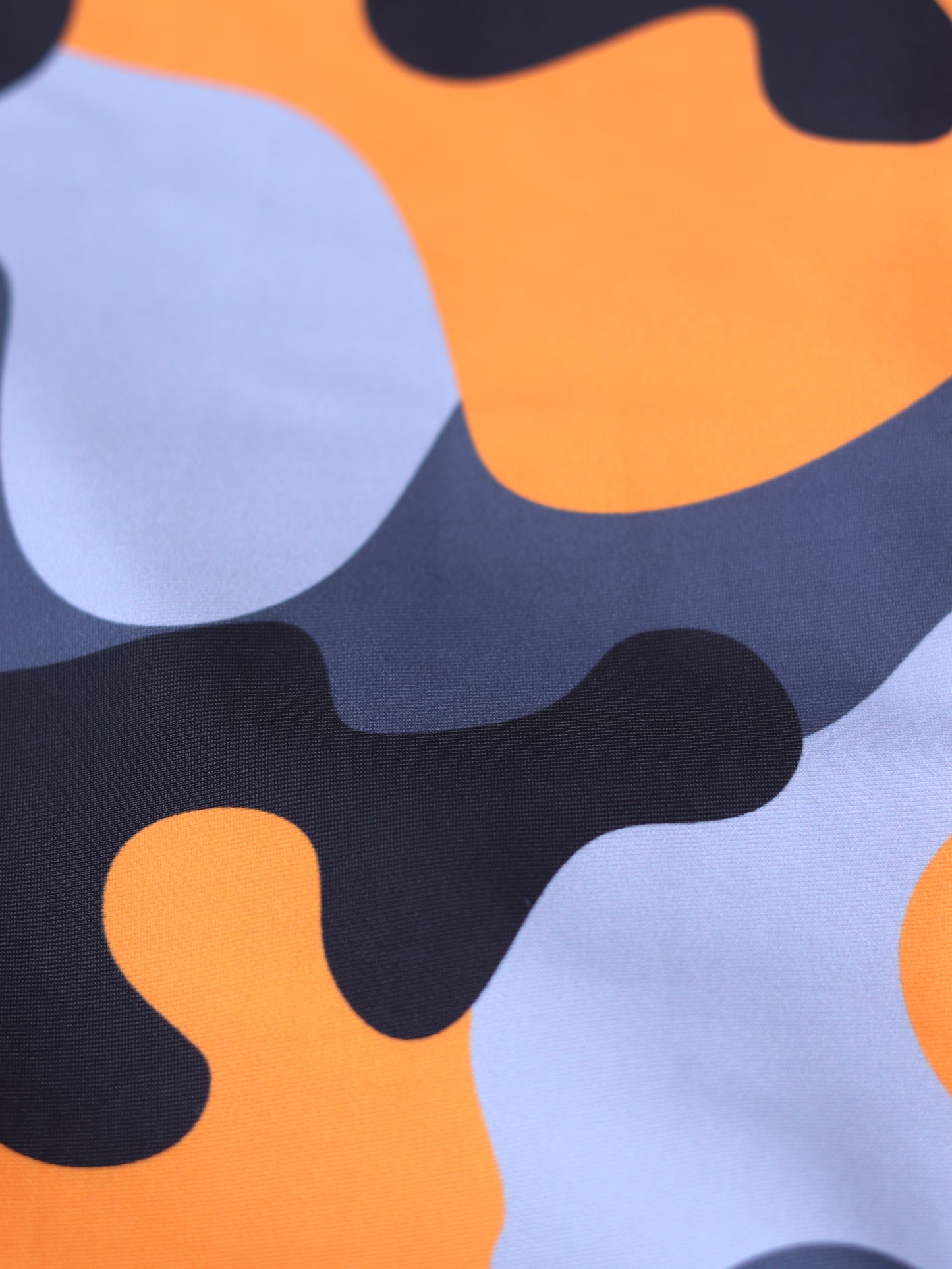 Adult Orange Camo One-Leg Compression Pants